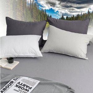 침대커버 팬션 여행용 침구 매트샤이니 40수 순면 홑 매트리스커버 패밀리 F 그레이