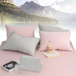 침대커버 팬션 여행용 매트 샤이니 40수 순면 홑 매트리스커버 패밀리 F 핑크베이지