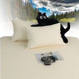 침대커버 팬션 여행용 침구 여름 매트 샤이니 40수 순면 홑 매트리스커버 퀸 Q 베이지