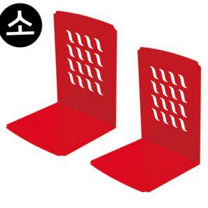 책꽂이선반 미니 정리함 스탠딩 간이 책꽂이 CI 북앤드 소형 레드 사무용 철재 책상꽂이