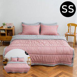 슈퍼싱글침구세트 침구 소프트마이크로 간절기 이불 베개커버 SS 레드 베개솜 별매