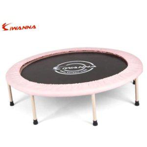 점핑 트램펄린 큐브 성인 보드 운동 에어보드 성인 쿠션 접이식 밴드 트램폴린 48in 핑크