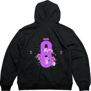 기모후드집업 뒷면 현충일 6월 무궁화그림 다양한색상 전사이즈