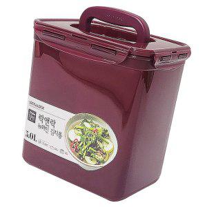 락앤락 손잡이 김치통 5.0L 1P 핸들 김치냉장고 용기