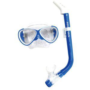 스노쿨링 마스크 여름 바다 세트 마스크 장비 장비 스노클링세트 주니어 블루 z