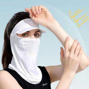 쿨스카프 챙 모자 목토시 얼굴 넥 햇빛가리개