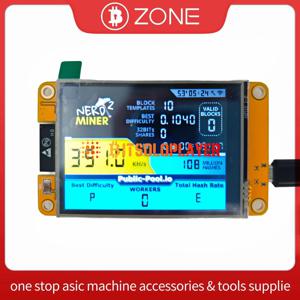 Bitcoin Nerd Miner V2.0 ESP32 2.8인치 스마트 터치 디스플레이 BTC 솔로 마이너 350K/S 당첨 잭팟 비트코인 ​​채굴기