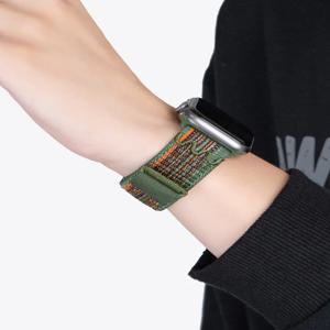 애플워치 나일론 스포츠 스트랩 49mm (니켈 루프 브레이슬릿 iWatch S10 9 8 7 6 5 4 3 se2 Ultra 2 46mm 45mm 44mm 41mm 42mm 호환)