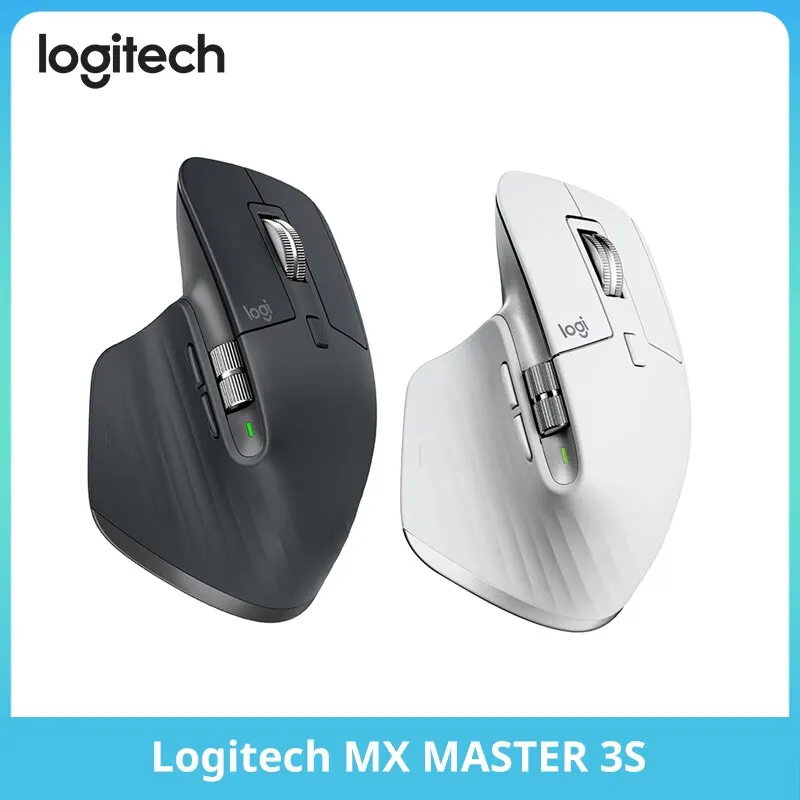 로지텍 MX 마스터 3S 무선 블루투스 마우스, 하이 엔드 크로스 스크린 노트북