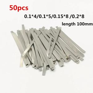50pcs 니켈 도금 강철 스트립 니켈 플레이트 스트랩 스트립 시트 18650 배터리 스폿 용접 기계 용접기 스폿 용접기