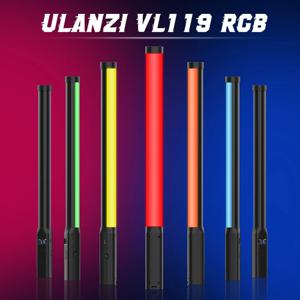 Ulanzi VL119 핸드 헬드 RGB 컬러풀 스틱 조명, 19.68 인치, 핸드 헬드 LED 조명 완드, CRI 95 + 2500K-9000K 사진용, 스튜디오 램프