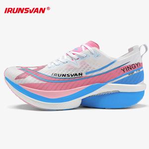 IRUNSVAN 남성용 풀 팜 카본 플레이트 마라톤 로드 러닝화, 빠른 리바운드, 강력한 파워