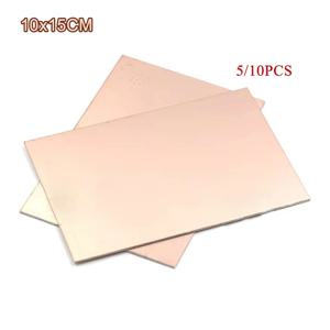 5/10PCS PCB 10x15CM 유리 섬유 FR-4 단면 구리 클래드 플레이트 DIY 전자 키트 Arduino 용 라미네이트 회로 기판