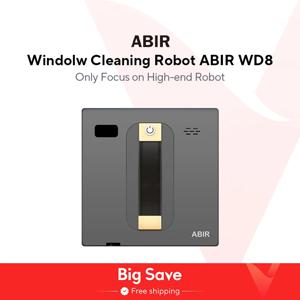 로봇 창 청소기 ABIR WD8, 이중 물 스프레이, 스마트 메모리, 고진공 흡입, 레이저 센서, 집 벽 유리 청소 로봇