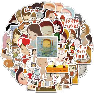 50/100PCS 크리 에이 티브 나라 Meizhi 스티커 장식 전화 케이스, 노트북 워터 컵 DIY 맞춤형 방수 스티커