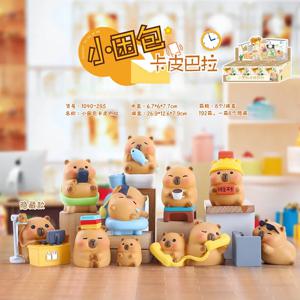 2025 Capybara 블라인드 박스 시뮬레이션 미니 Capibara 액션 피규어 인형 어린이 생일 크리스마스 선물