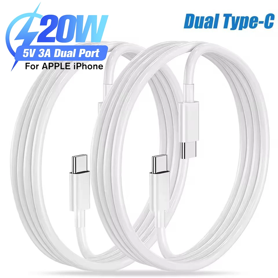 C타입에서 C타입 고속 충전 라인, 아이폰 16, 15 프로 맥스 플러스, 샤오미, 삼성, 화웨이, 고속 충전 USB C 케이블, 데이터 코드, 1-3 개