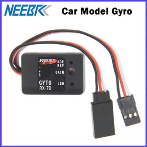 NEEBRC 미니 자동차 모델 자이로 RX-7D 자이로 스코프 마이크로 DC 4.8-7.4V RC 레이싱 차량 보트 디지털/아날로그 서보 범용 수신기