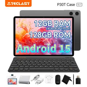 Teclast P30T 안드로이드 14 태블릿, 10.1인치 1280X800, 10GB 램(4GB+6GB 확장), 128GB 롬(TF 1TB 지원)