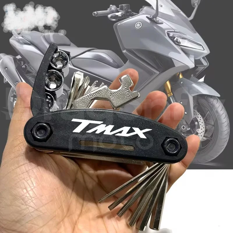 모토 다기능 도구 휴대용 수리 스크루 드라이버 세트 YAMAHA TMAX500 TMAX530 TMAX560 TMAX T-MAX 500 530 560 Tech Max 560