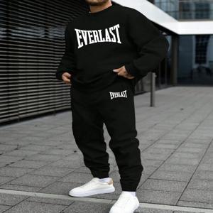 조깅 남성 Tracksuit 프린트 운동복 운동복 캐주얼 스포츠 싱글 피스 탑 바지 가을 컴포트 힙합 스포츠웨어 의류