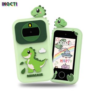 INOCTI 어린이 스마트 전화 장난감 유아 모바일 교육 학습 듀얼 카메라 음악 플레이어 장난감 크리스마스 생일 선물