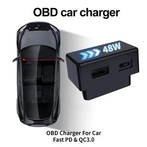 테슬라 모델 3 모델 Y X S OBD 어댑터 차량 충전 어댑터 OBD2 스플리터 충전기 액세서리 테슬라 모델 3 모델 Y X S용