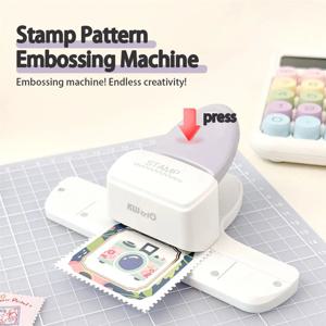 1PC 스탬프 레이스 엠보싱 도구, 수제 수제 노트, 맞춤형 루스리프 라벨 및 선물 포장에 적합합니다.