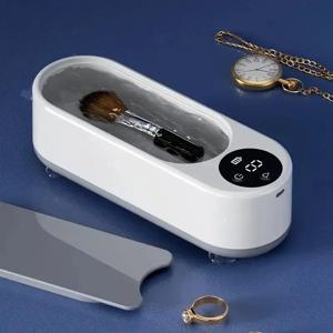 보석 세척기, 보석 자동 360도 세척기 °   딥 클리닝 도구, 초경량, USB 충전, 고주파 진동