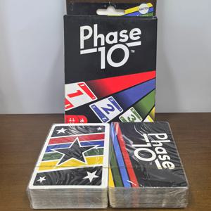 Mattel Games Fpw38 UNO Phase 10 카드 게임 멀티컬러 미디엄 파이팅 가족 파티 게임 카드 장난감