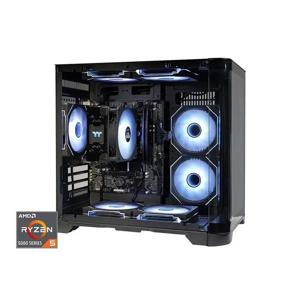 아오테시어 게이밍 PC 데스크탑 AMD 라이젠 5 5600GT 3.9GHz 16GB(8G*2) DDR4 3200 1T NVME SSD ARGB 7팬 윈도우 11 홈 PC 게이머 데스크탑 C