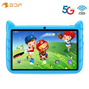 7 인치 어린이 태블릿 어린이 선물 학습 교육 안드로이드 태블릿 PC 쿼드 코어 4GB RAM 64GB ROM 5G WiFi 블루투스 카메라