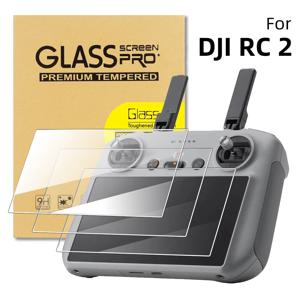 DJI Mini 4 Pro RC 2 용 강화 유리 리모컨 스크린 보호대, 스크래치 방지 필름, 유리 액세서리