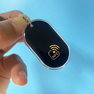 10PCS 에폭시 NFC NFC213 키 태그 ISO14443A 13.56MHz RFID NFC 스마트 카드 키 체인 소셜 미디어 연락처 키 태그 공유