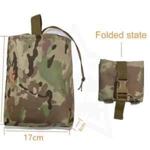 새로운 Molle 접이식 덤프 드롭 매거진 파우치 Airsoft Qutdoor 하이킹 사냥 액세서리 EDC 접이식 복구 MagHolster 허리 가방