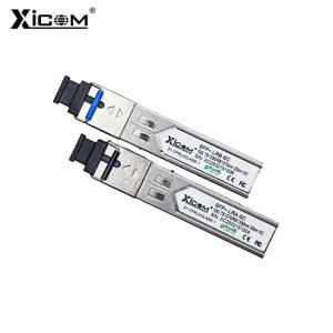 Xicom 10G SFP+ 모듈 BIDI SC 단순 광섬유 모듈 20km 단일 모드 1270/1330nm Cisco/Mikrotik SFP 스위치와 호환 가능