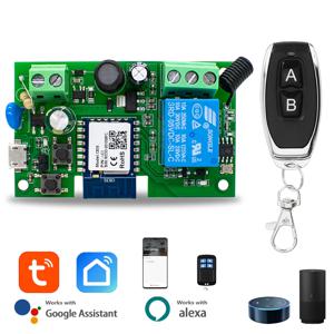 WiFi 스위치 스마트 Tuya 차고 문 게이트 오프너 컨트롤러 Alexa Echo Google 홈 SmartLife APP 컨트롤러 RF 433mhz와 함께 작동