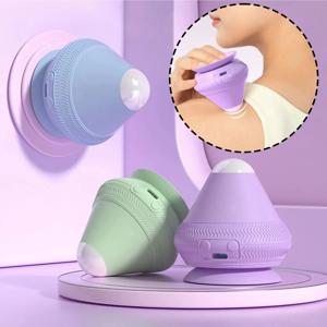 1pc 실리콘 마사지 볼 USB 충전식 진동 마사지 볼 피트니스 근육 허리 통증 완화를위한 휴식 마사지