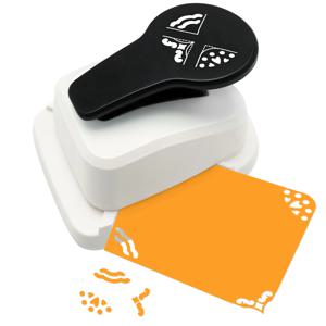 크래프트 코너 데코 레이스 펀처 라운더 펀처 종이 커터 3 in 1 홀 페이퍼 커터 라벨 3 in 1 스크랩북킹 카드메이킹용