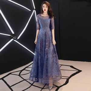 2025 여성용 이브닝 드레스, 새로운 스타일의 연회복, 위엄 있고 우아한 분위기의 롱 드레스, 왕실풍 퀸 드레스