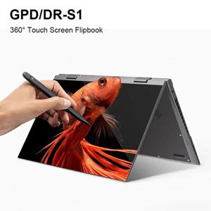 DR-S1 10.9인치 360 °   폴드 미니 노트북 인텔 N95 터치스크린 16GB DDR5 컴퓨터 노트북 2TB SSD 백라이트 키보드 태블릿 노트북