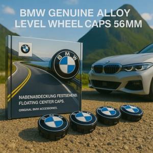 4Pcs BMW 56mm & 68mm 플로팅 휠캡 - E90, E92,F30,F10,F11,F25,E70,E83 및 F04 시리즈 액세서리용 교체 휠 캡