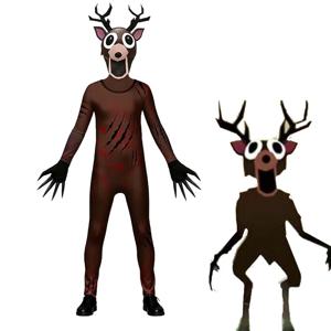 숲속의 99 밤 사슴 의상 Fnaf 어린이를 위한 무서운 할로윈 의상 악몽 순록 크리스마스 선물