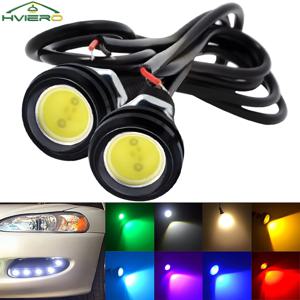 2X T10 Dc 12v 23mm 독수리 눈 빛 2.5W 자동 Led 주간 실행 백업 모토 주차 신호 램프 방수 안개 조명 강한