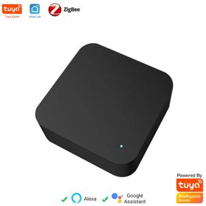 Tuya Zigbee 스마트 IR 원격 제어 AC TV DVD 용 스마트 홈용 범용 적외선 원격은 Alexa Google 홈과 함께 작동합니다.