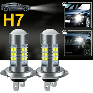 2Pcs H7 슈퍼 밝은 110W LED 헤드 라이트 안개 DRL 전구 높은/낮은 빔 6000K 흰색 H4 H8 H9 H11 9005 9006 램프 자동차 12V 6000K