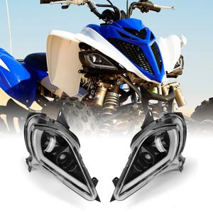 KEMIMOTO LED 헤드 라이트 Yamaha Raptor 700R 700 YFZ450 YFZ450R YFZ450X Wolverine 450 350 250 350 2006-2025 방향 지시등