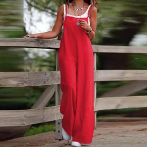 코튼 블렌드 플러스 사이즈 점프 슈트 여성 2023 가을 캐주얼 솔리드 오버올 바디 슈트 오버 사이즈 와이드 레그 팬츠 여성 의류 Rompe