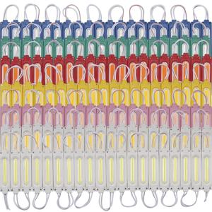 렌즈 COB LED 모듈로 10 개/몫 주입 기호 채널 문자 DC12V 2W IP68에 대 한 방수 LED 백라이트 백라이트