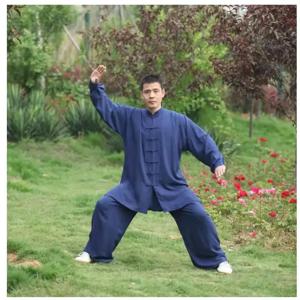 중국어 태극권 유니폼 코튼 Wushu 쿵푸 의류 어린이 성인 무술 윙 Chun 정장 Taichi 성능 당나라 정장 Taiji